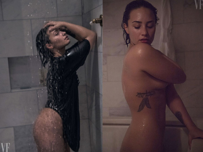 Demi Lovato Completamente Nua Em Ensaio Da Vanity Fair