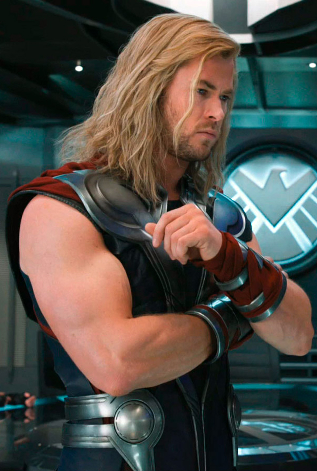 Chris Hemsworth, o Thor de 'Vingadores', tem dieta para músculos