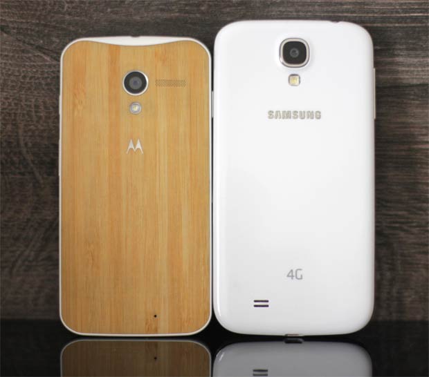 Comparação com o Samsung Galaxy S4