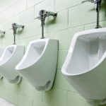 A row of urinals